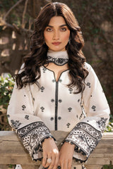 Bahar By Farasha Unstitched 3 Piece Emb Lawn Edit-II Collection-07-Ocean Pearl