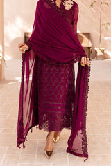 Ensembles By Azure Unstitched 3 Piece Festive Formals Eid Edit Collection'2024-07-Orchid Obsession