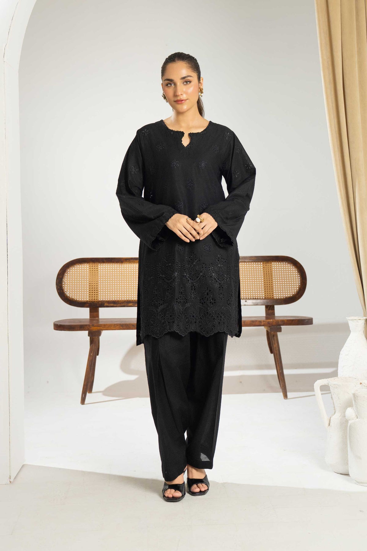 Mannat Clothing Stitched 2 Piece Spring Edit-Eclipse