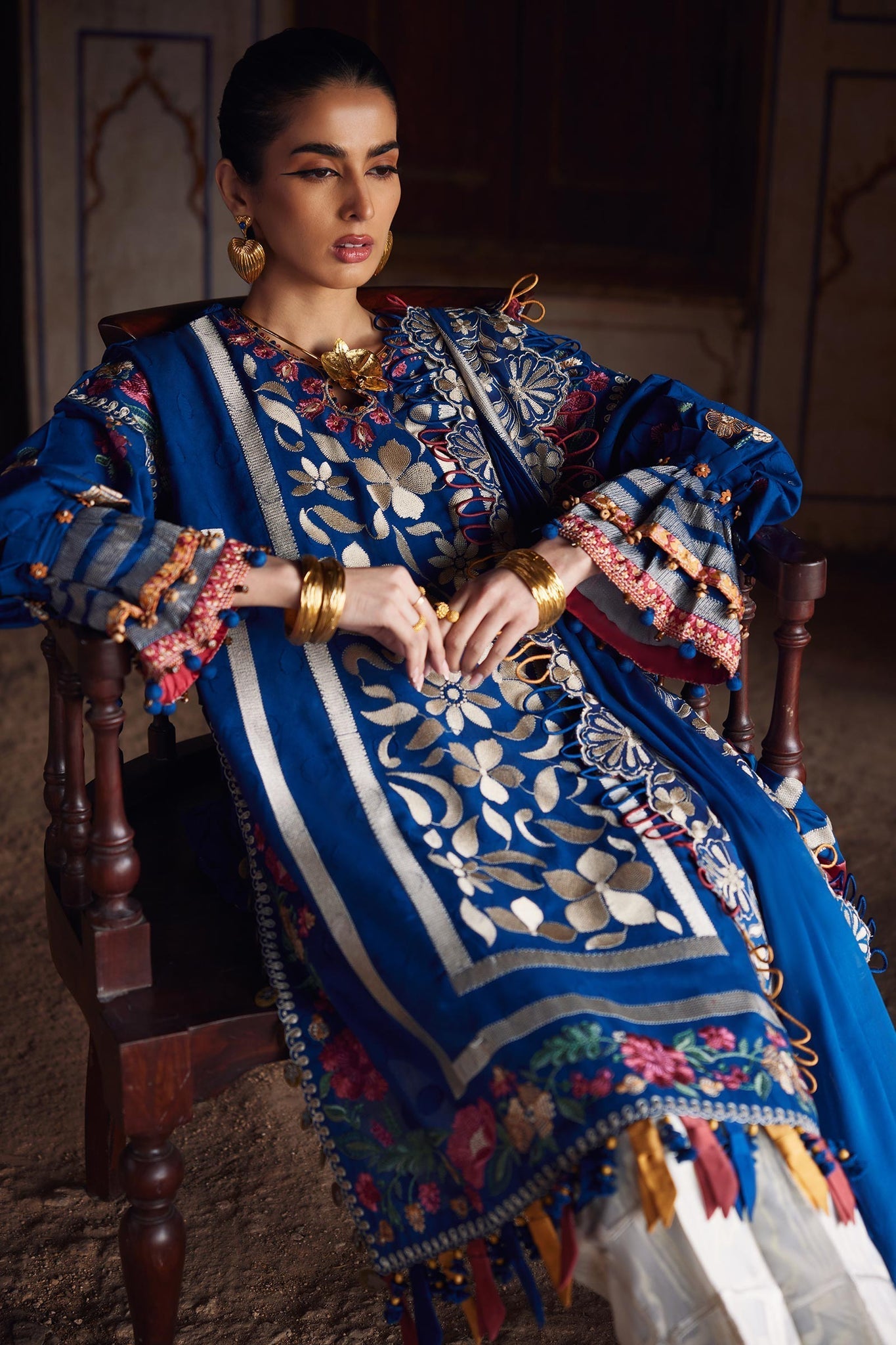 Elan Unstitched 3 Piece Luxury Lawn Collection'2025-08-A-Aurelia