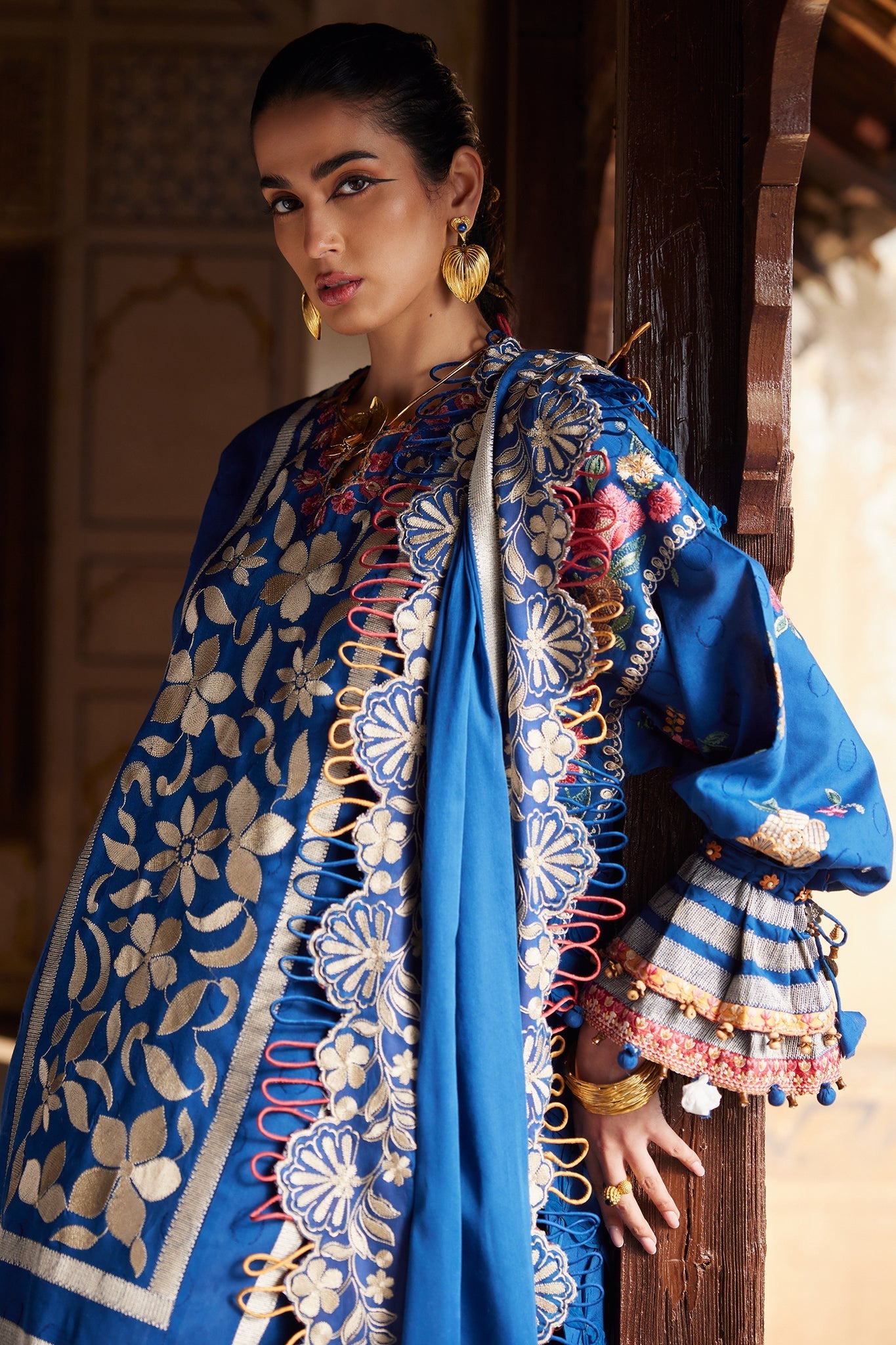 Elan Unstitched 3 Piece Luxury Lawn Collection'2025-08-A-Aurelia