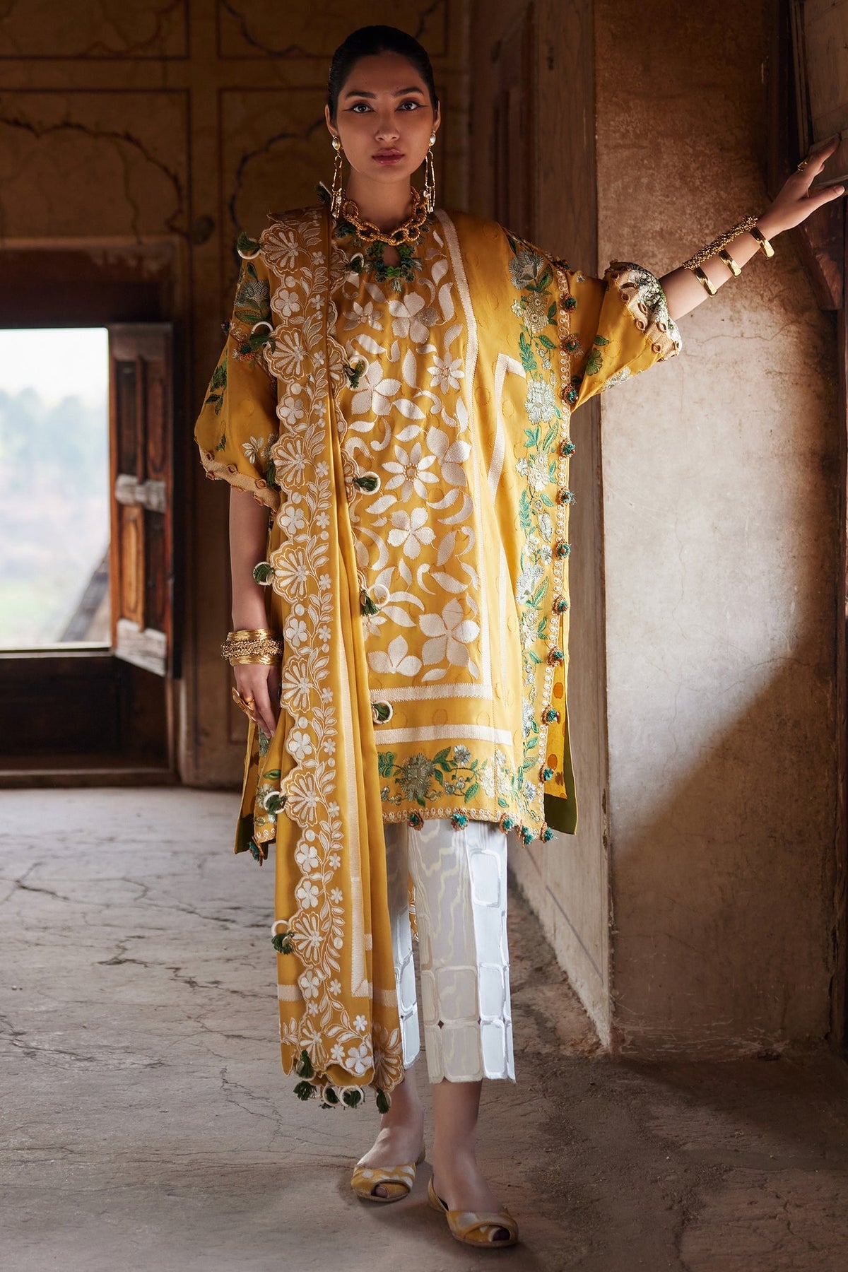 Elan Unstitched 3 Piece Luxury Lawn Collection'2025-08-B-Aurelia