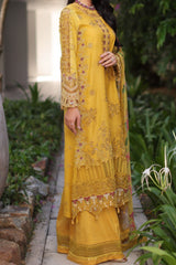 Noor By Saadia Asad Unstitched 3 Piece Luxury Chikankari Lawn'2024-D-08-B