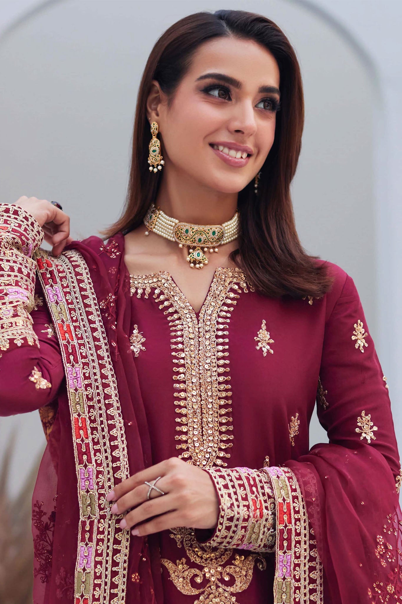 Mina Hasan Unstitched 3 Piece Luxury Formals Vol-01 Collection'2024-08-Maya