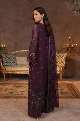 Lamisah Zebaish by Lavish Unstitched 3 Piece Luxury Chiffon Collection'2024-08-Sangria