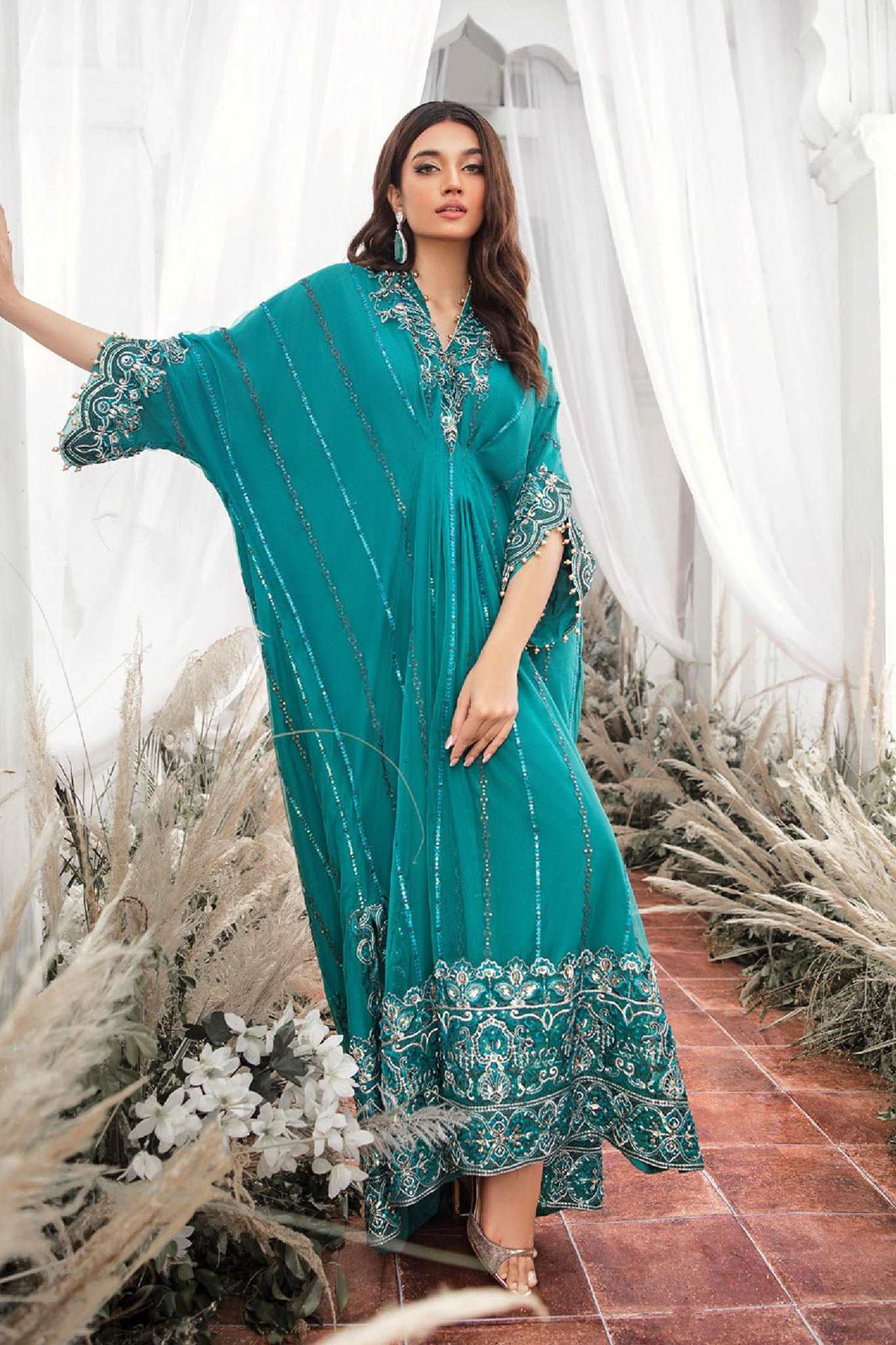 AIK Atelier Unstitched 3 Piece Luxury Wedding Festive Collection'2022-D-08