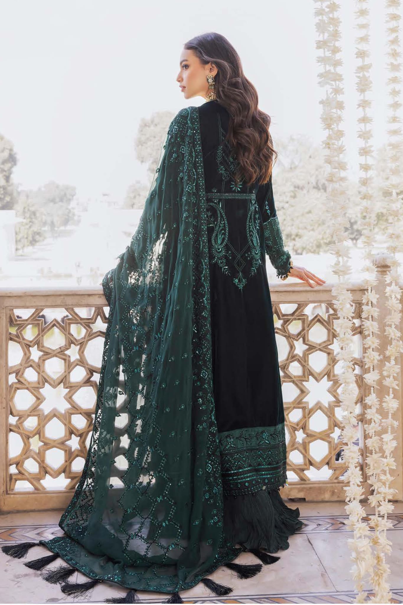 Baagh by Aik Atelier Unstitched 3 Piece Luxury Velvet Collection'2022-BV-08