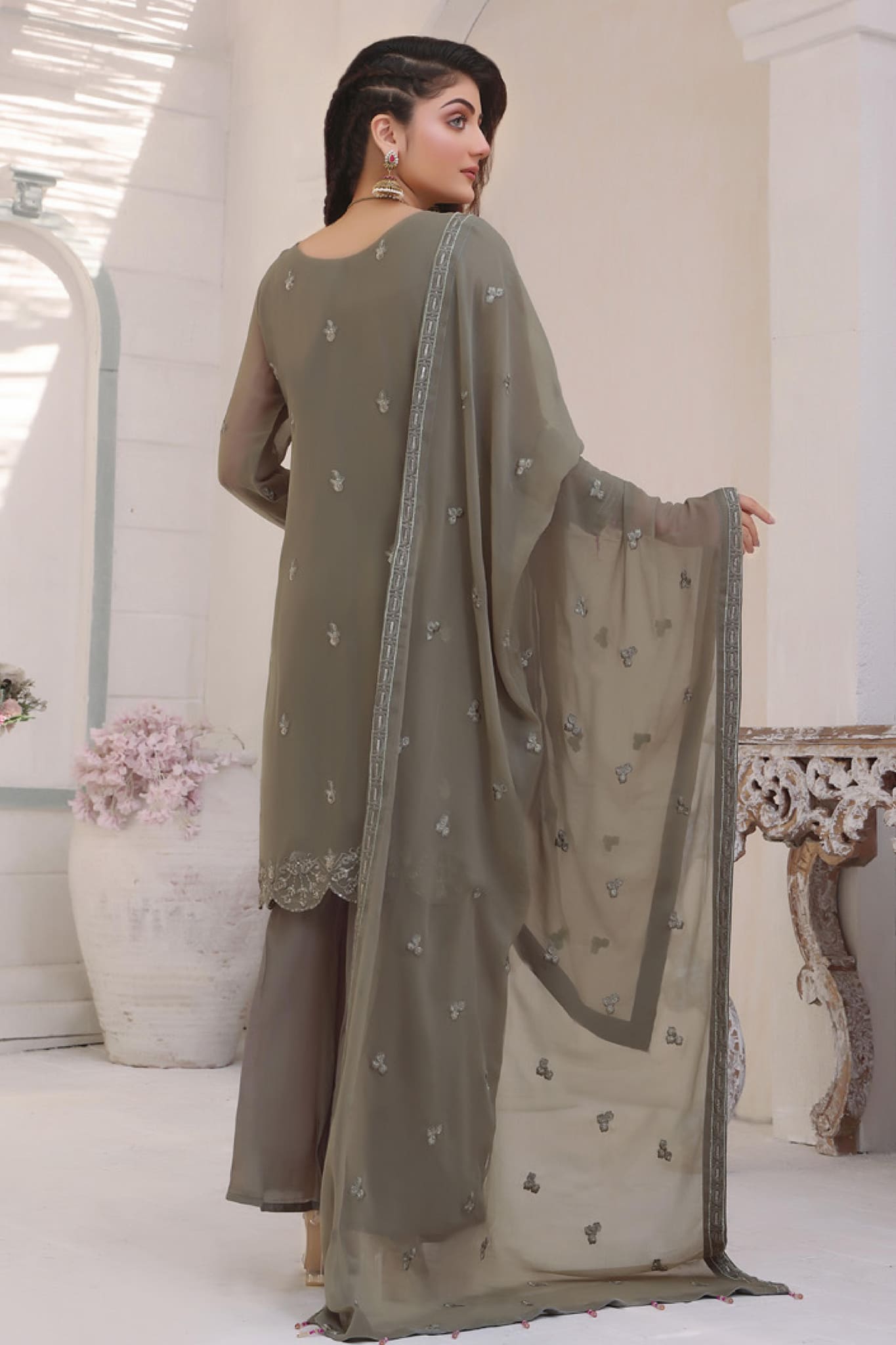 Libaas e Khas by Soghat Unstitched 3 Piece Luxury Chiffon Collection'2022-LK-08
