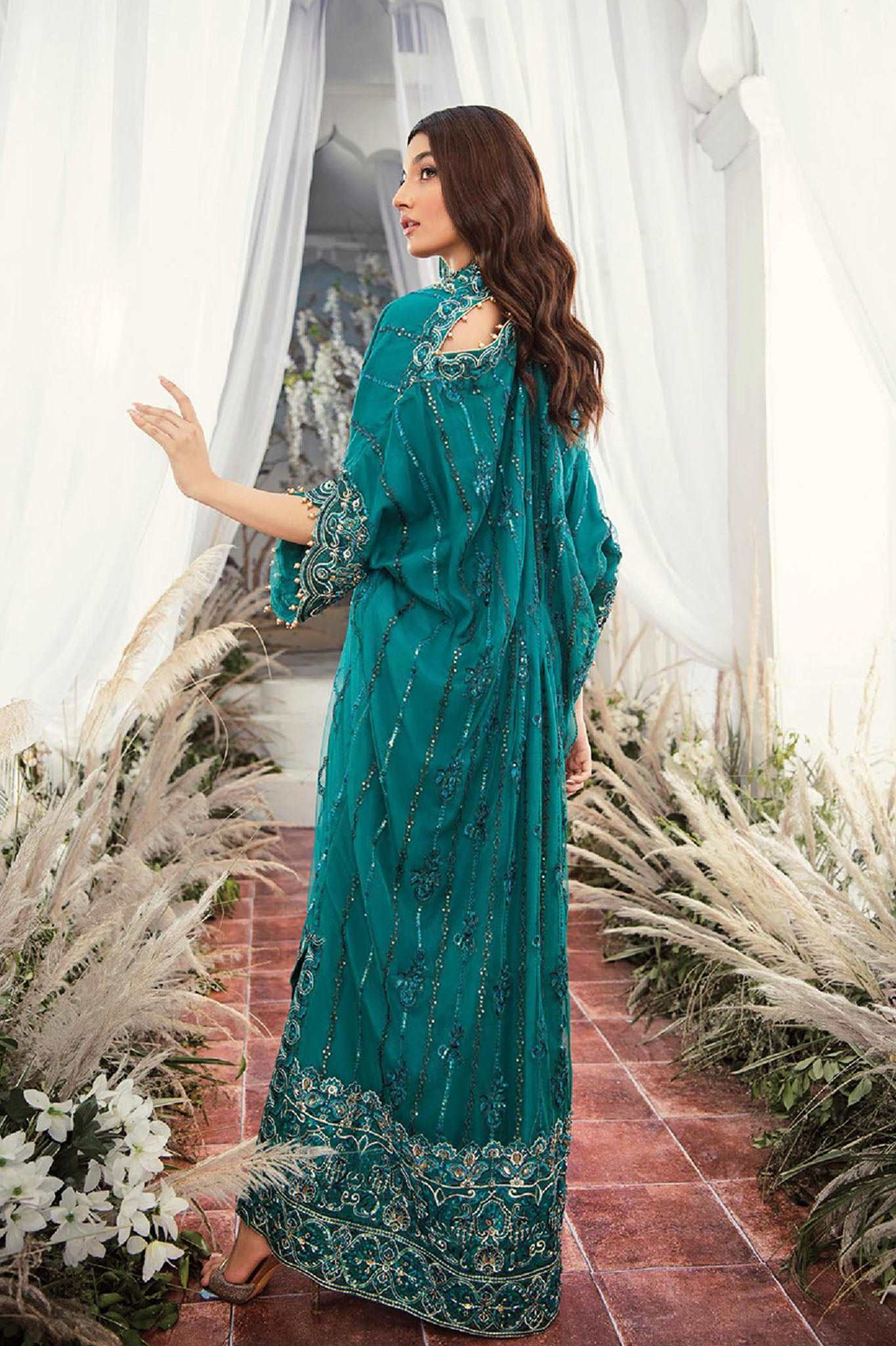 AIK Atelier Unstitched 3 Piece Luxury Wedding Festive Collection'2022-D-08
