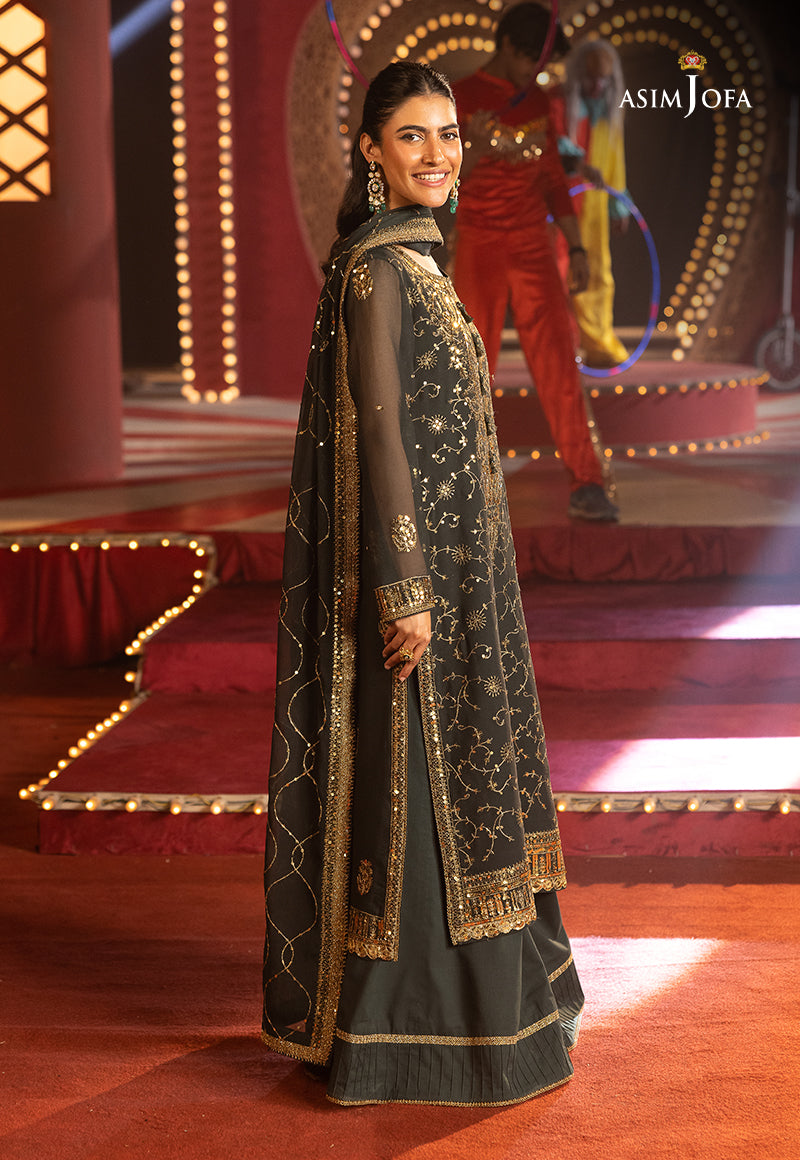 Asim Jofa Luxury Festive Drop 3 Ajllf-02 Embroidered Chiffon 3 Pcs