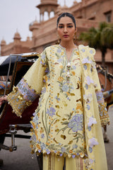 Elan Unstitched 3 Piece Luxury Lawn Collection'2025-09-A-Amara