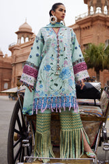 Elan Unstitched 3 Piece Luxury Lawn Collection'2025-09-B-Amara