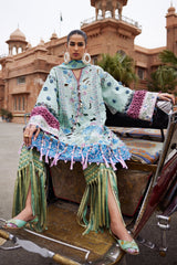 Elan Unstitched 3 Piece Luxury Lawn Collection'2025-09-B-Amara