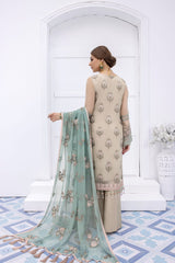 Safeera By Flossie Unstitched 3 Piece Formals Vol-08 Collection'2025-Summer Melon