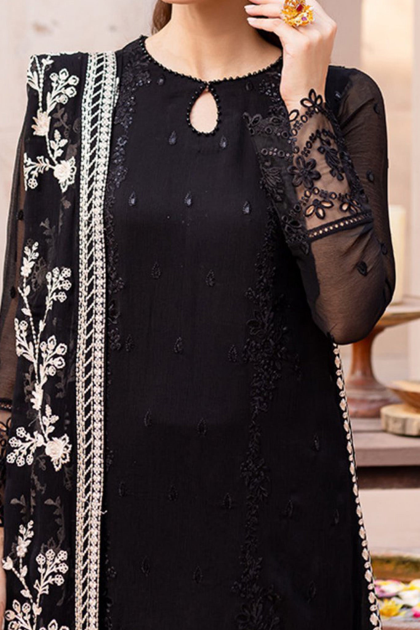 Ensembles By Azure Unstitched 3 Piece Festive Formals Eid Edit Collection'2024-09-Starry Bliss