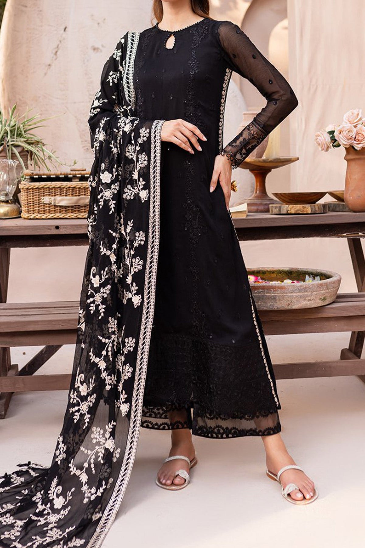 Ensembles By Azure Unstitched 3 Piece Festive Formals Eid Edit Collection'2024-09-Starry Bliss