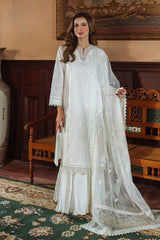 Festive Edit By Sahar Unstitched 3 Piece Chikankari Lawn Collection-09-Vanilla Sky