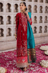 Baagh by Aik Atelier Unstitched 3 Piece Luxury Velvet Collection'2022-BV-09