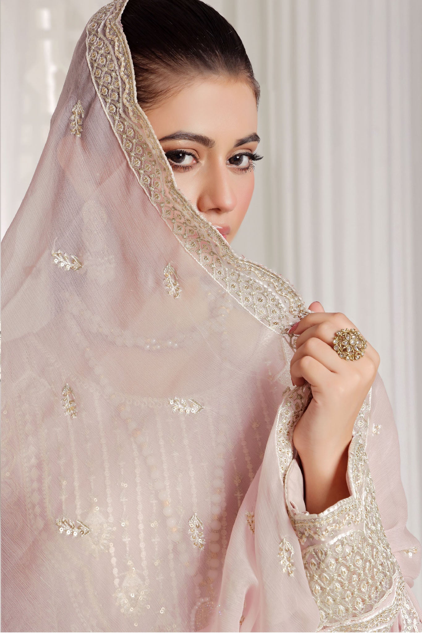 Myra By Soghat Stitched 3 Piece Luxury Emb Chiffon Collection'2025-Myra-09-Pink