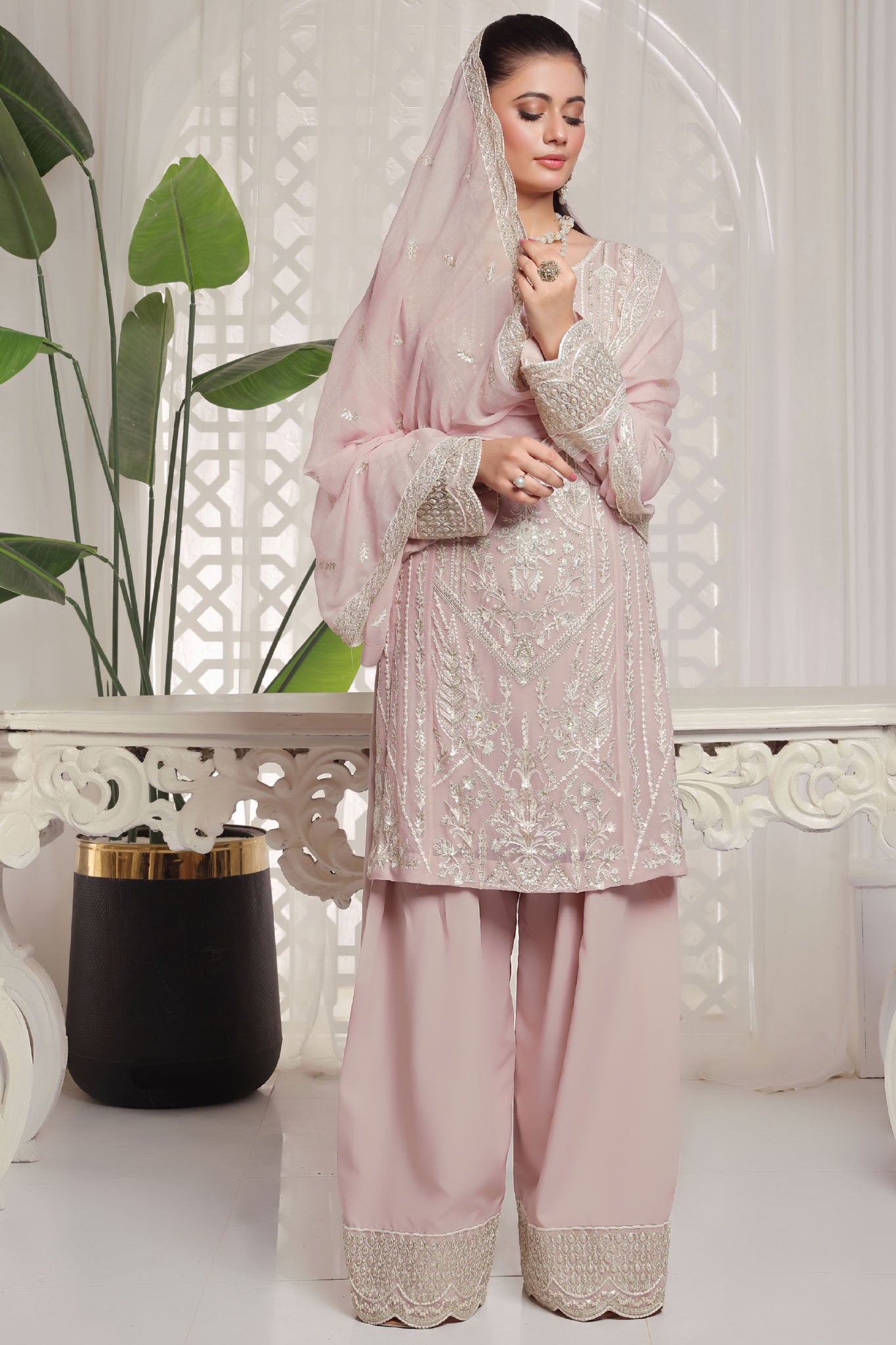 Myra By Soghat Stitched 3 Piece Luxury Emb Chiffon Collection'2025-Myra-09-Pink