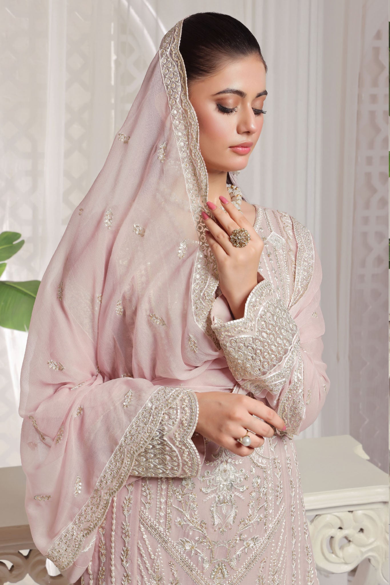 Myra By Soghat Stitched 3 Piece Luxury Emb Chiffon Collection'2025-Myra-09-Pink
