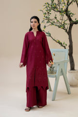 Zoya Zafar Stitched 2 Piece Cotton Collection'2025-Hina