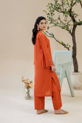 Zoya Zafar Stitched 2 Piece Cotton Collection'2025-Rang-e-Riwayat