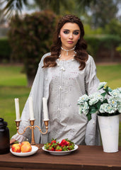 Bloom & Beyond - Paras By Pasha Unstitched 3 Piece Lawn Collection'2025-Ash Bloom