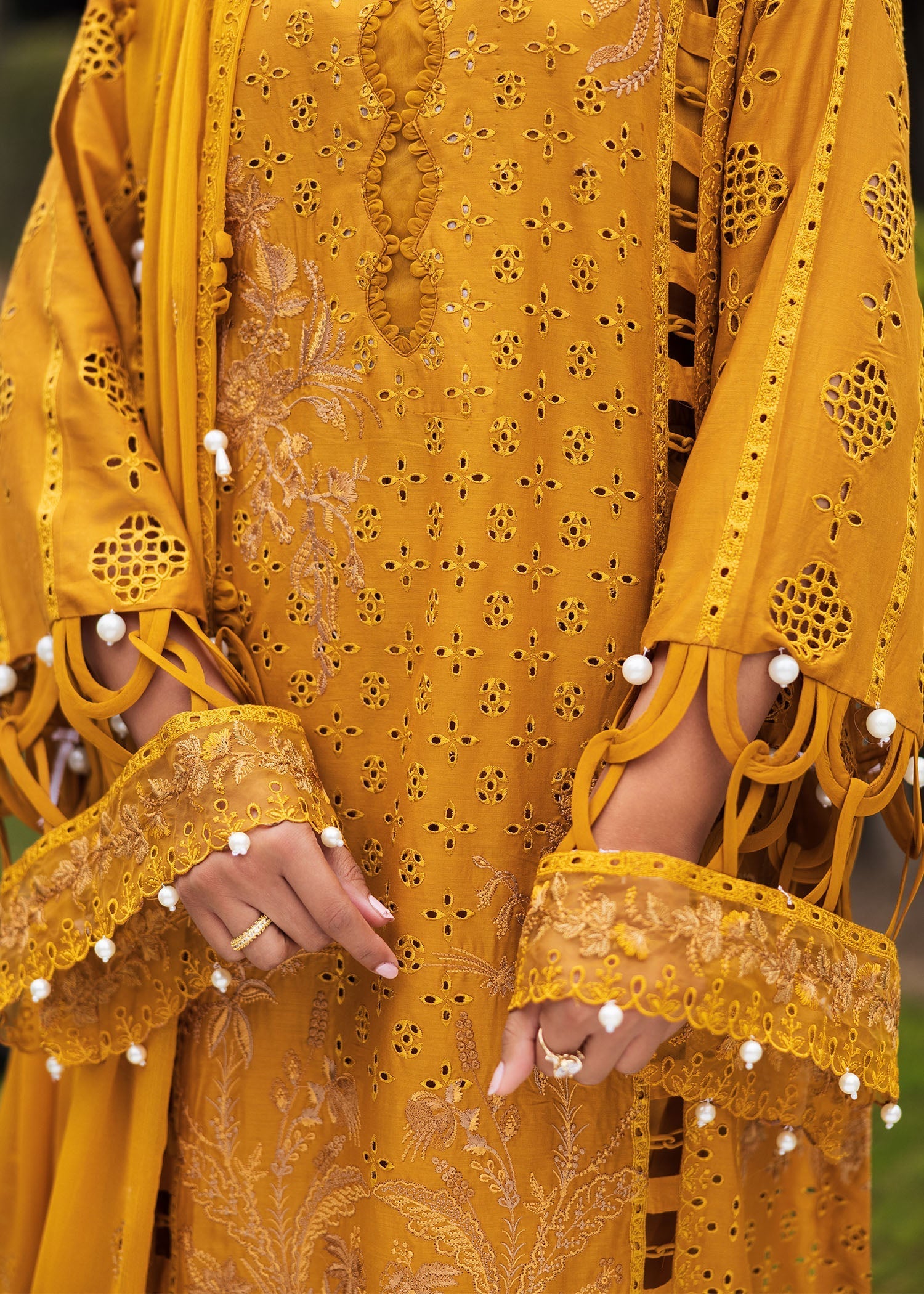 Bloom & Beyond - Paras By Pasha Unstitched 3 Piece Lawn Collection'2025-Marigold Bloom