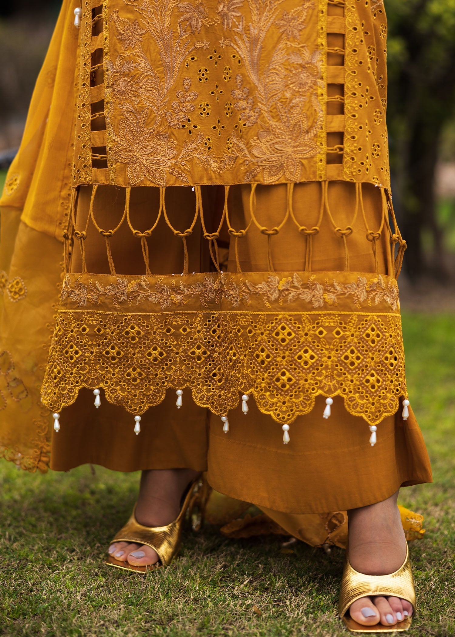 Bloom & Beyond - Paras By Pasha Unstitched 3 Piece Lawn Collection'2025-Marigold Bloom