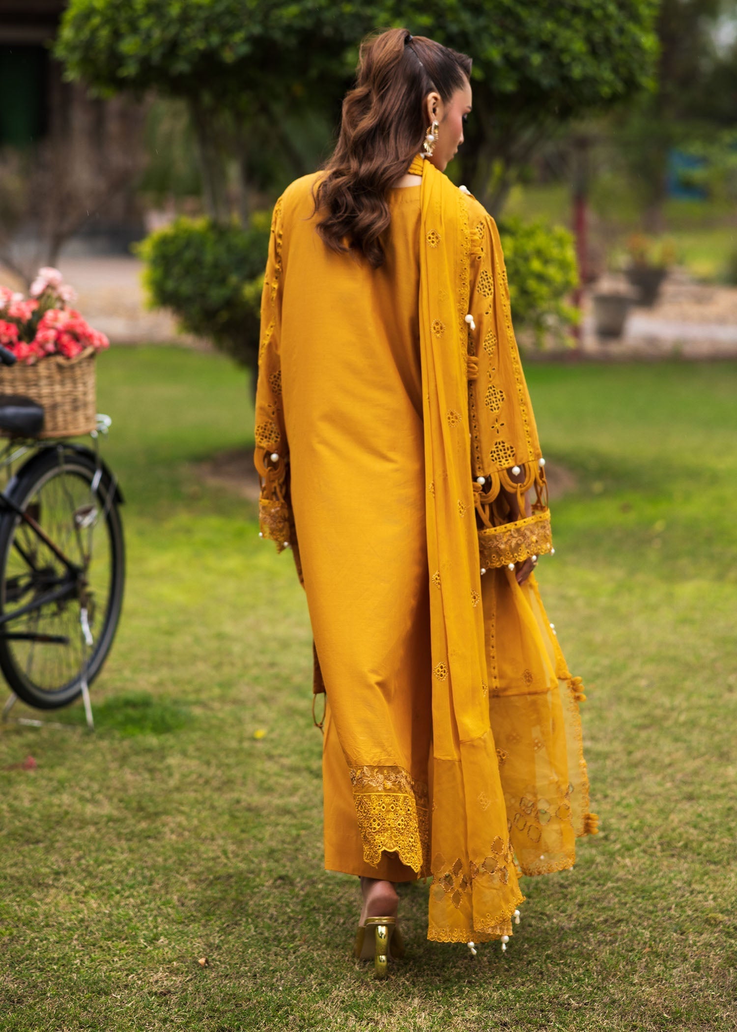 Bloom & Beyond - Paras By Pasha Unstitched 3 Piece Lawn Collection'2025-Marigold Bloom