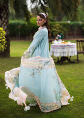 Bloom & Beyond - Paras By Pasha Unstitched 3 Piece Lawn Collection'2025-Crystal Bloom