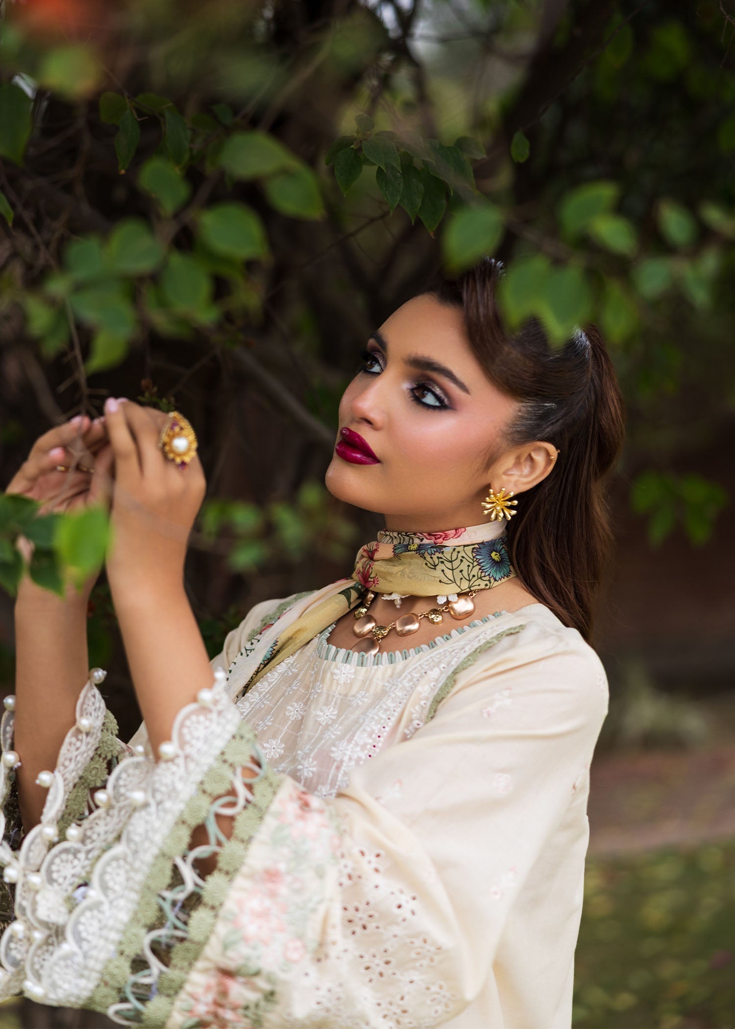 Bloom & Beyond - Paras By Pasha Unstitched 3 Piece Lawn Collection'2025-Snowdrop Bloom