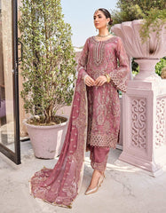 Emaan Adeel Unstitched 3 Piece Chiffon Eid Festive Collection'2023-FT-05
