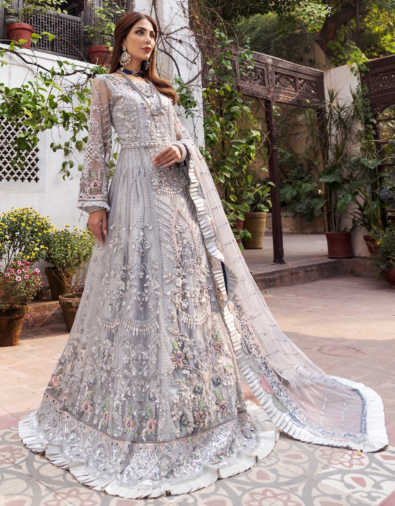 Mahermah By Emaan Adeel Unstitched 3 Piece Bridals Vol-02 Collection'2024-MB-201