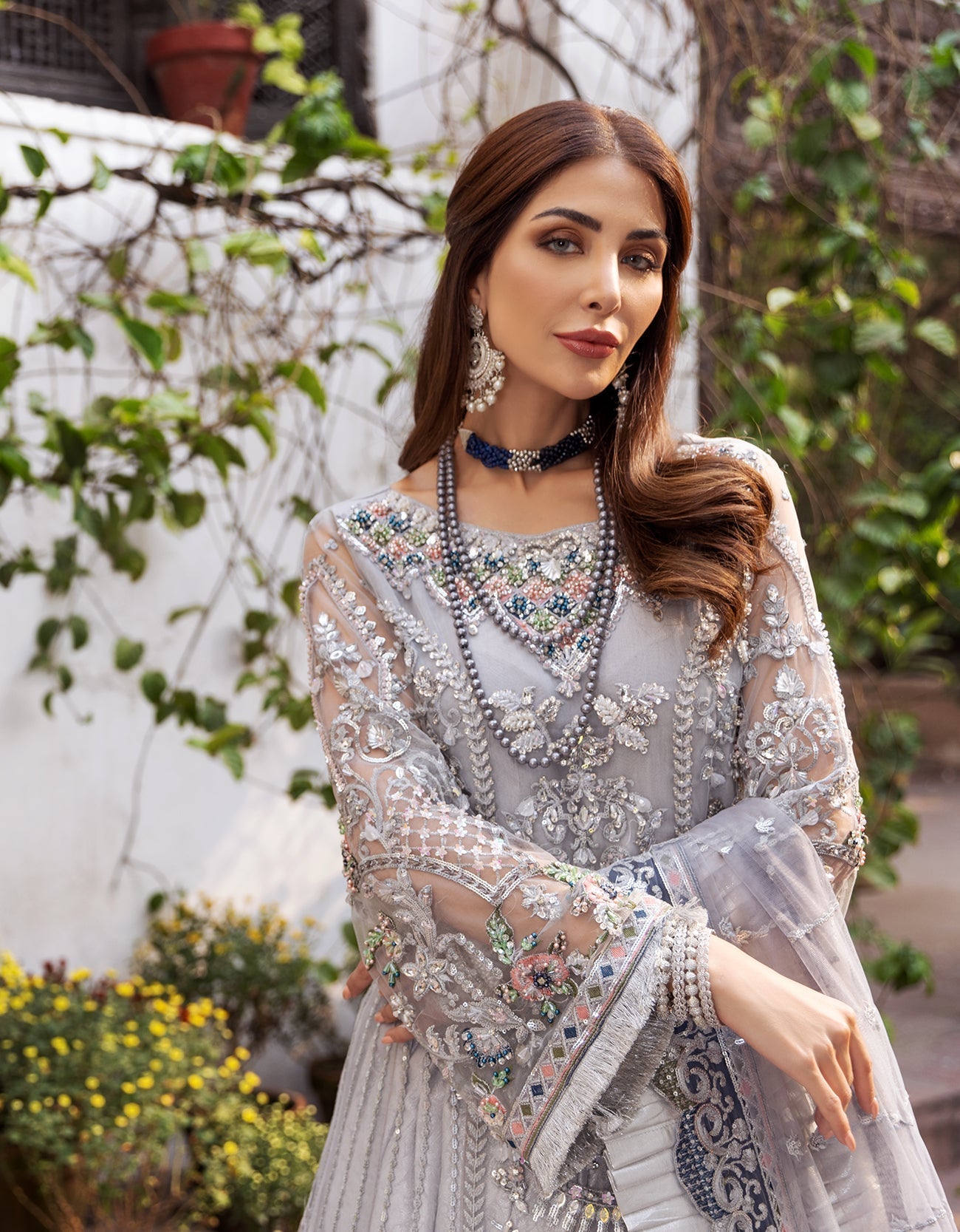 Mahermah By Emaan Adeel Unstitched 3 Piece Bridals Vol-02 Collection'2024-MB-201