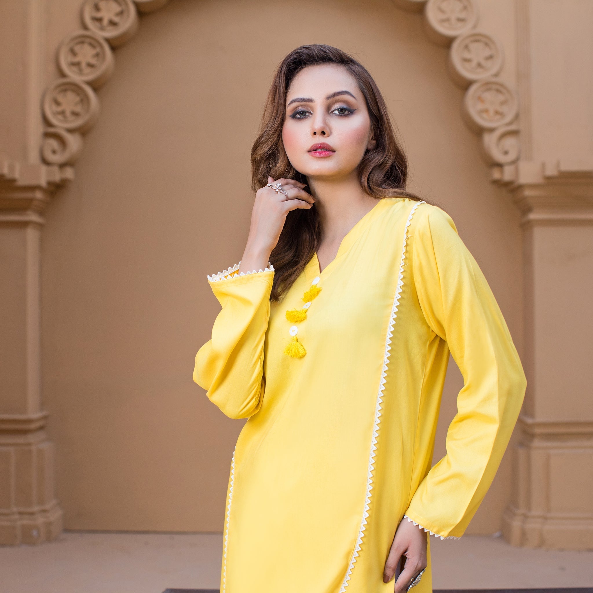 Urban Cut 1 Piece Embroidered Kurta