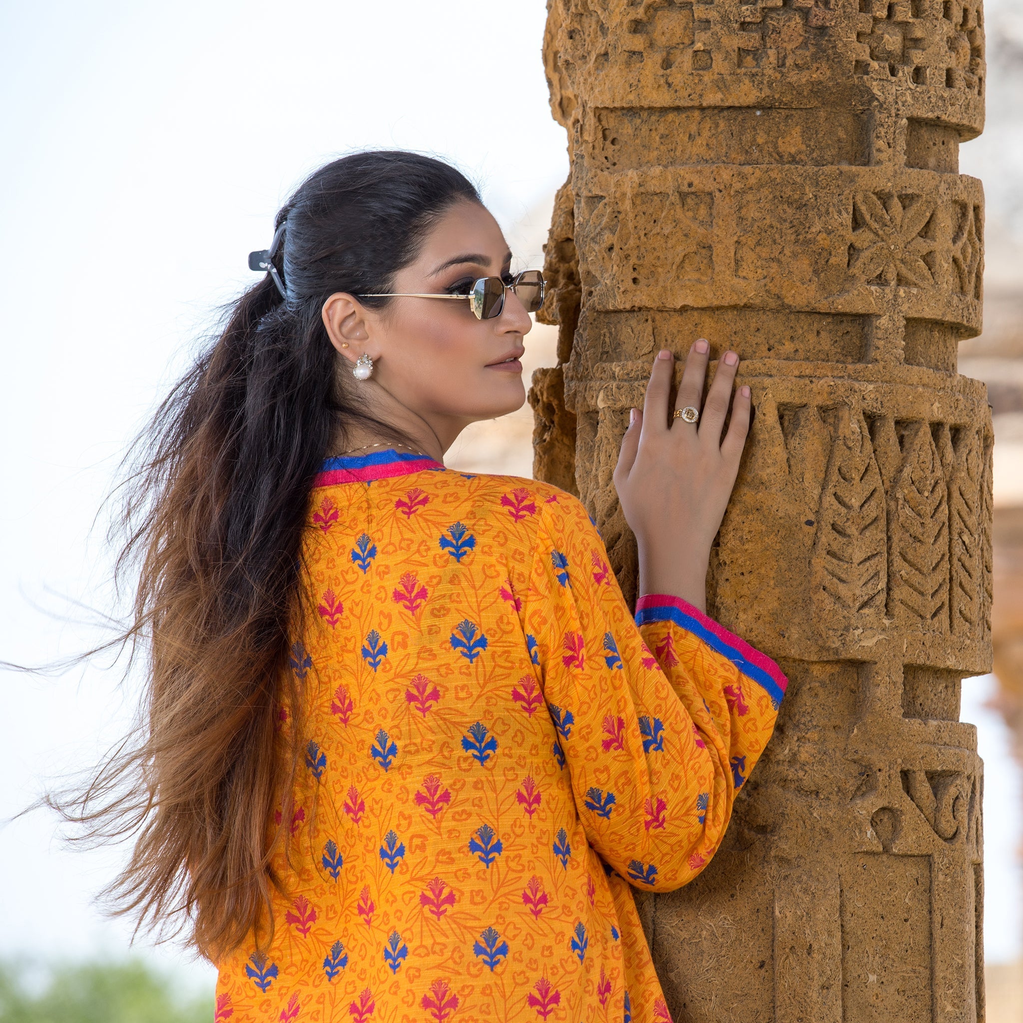 Urban Cut 1 Piece Printed  Cotton Stitched Kurta