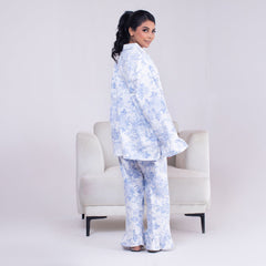 Urban Cut 2 Piece PJ Suit- Cotton Comfy Flannel ( Shirt  Trouser)