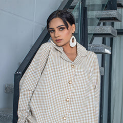 Urban Cut 2 Piece Cotton Yarn Dyed Co- Ord Set