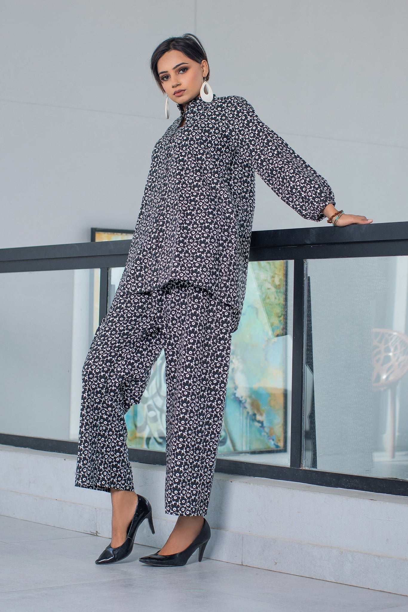 Urban Cut 2 Piece Cotton Printed Co-Ord Set