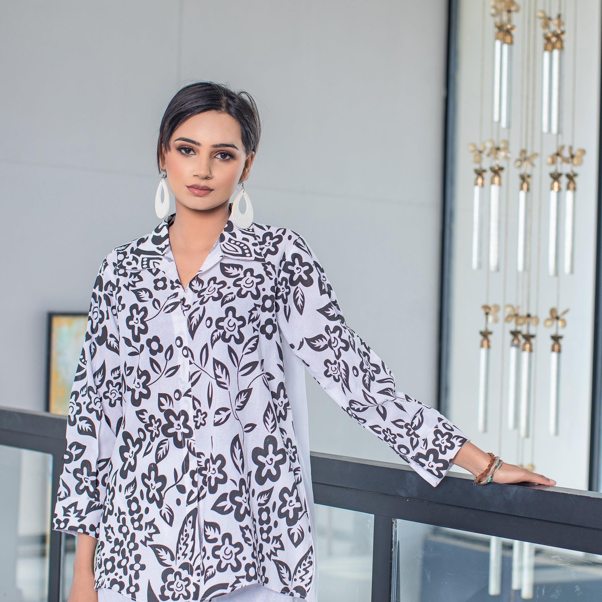 Urban Cut 2 Piece Cotton Printed Co-Ord Set