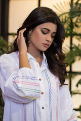 Urban Cut 1 Piece Embroidered Cotton Shirt