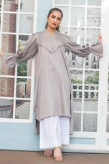 Urban Cut 1 Piece Cotton Embellished Satin Kurta