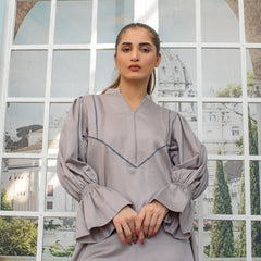 Urban Cut 1 Piece Cotton Embellished Satin Kurta