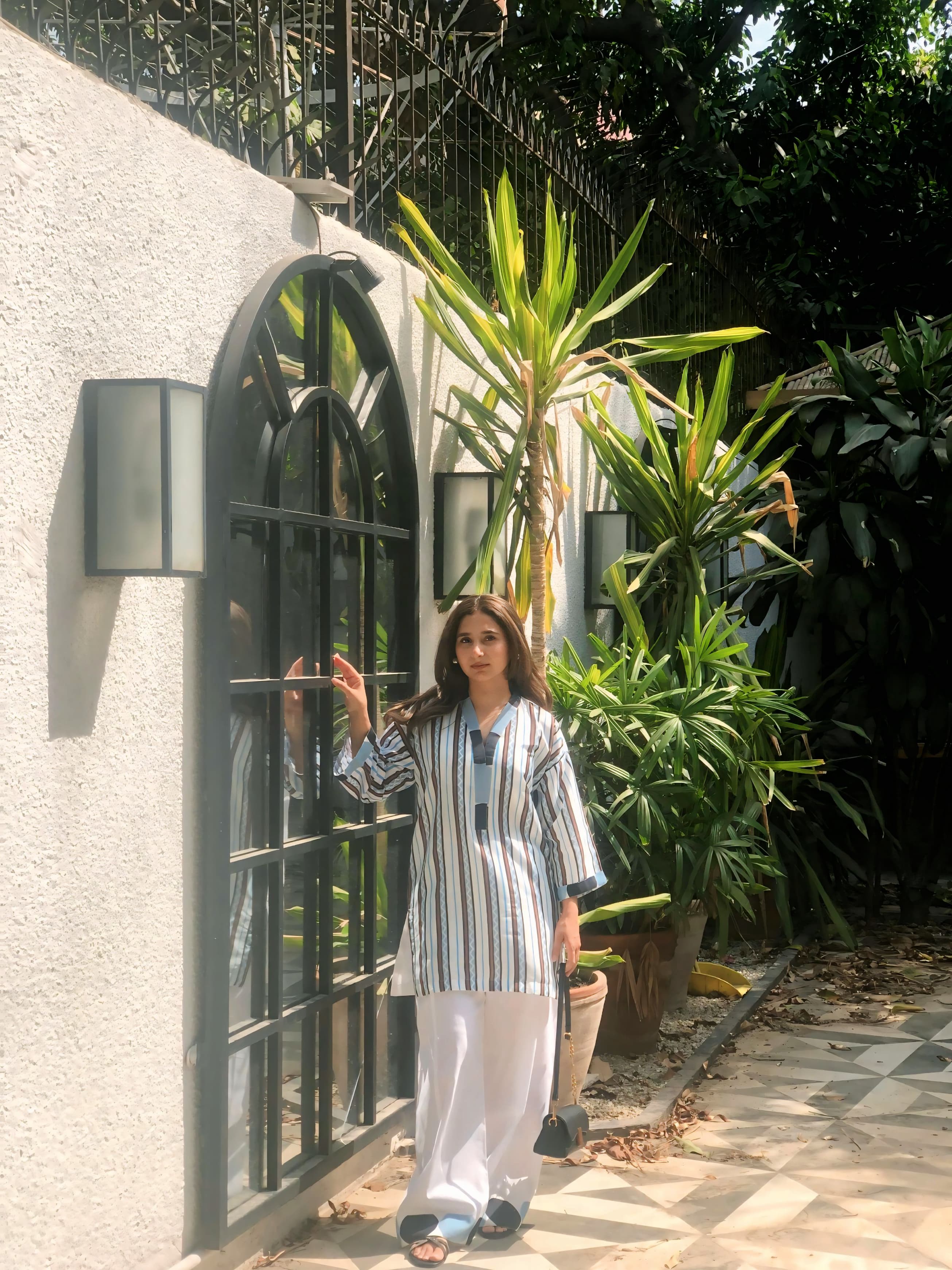 Urban Cut Stitched 2 Piece Cotton Embellished  Co- Ord Set