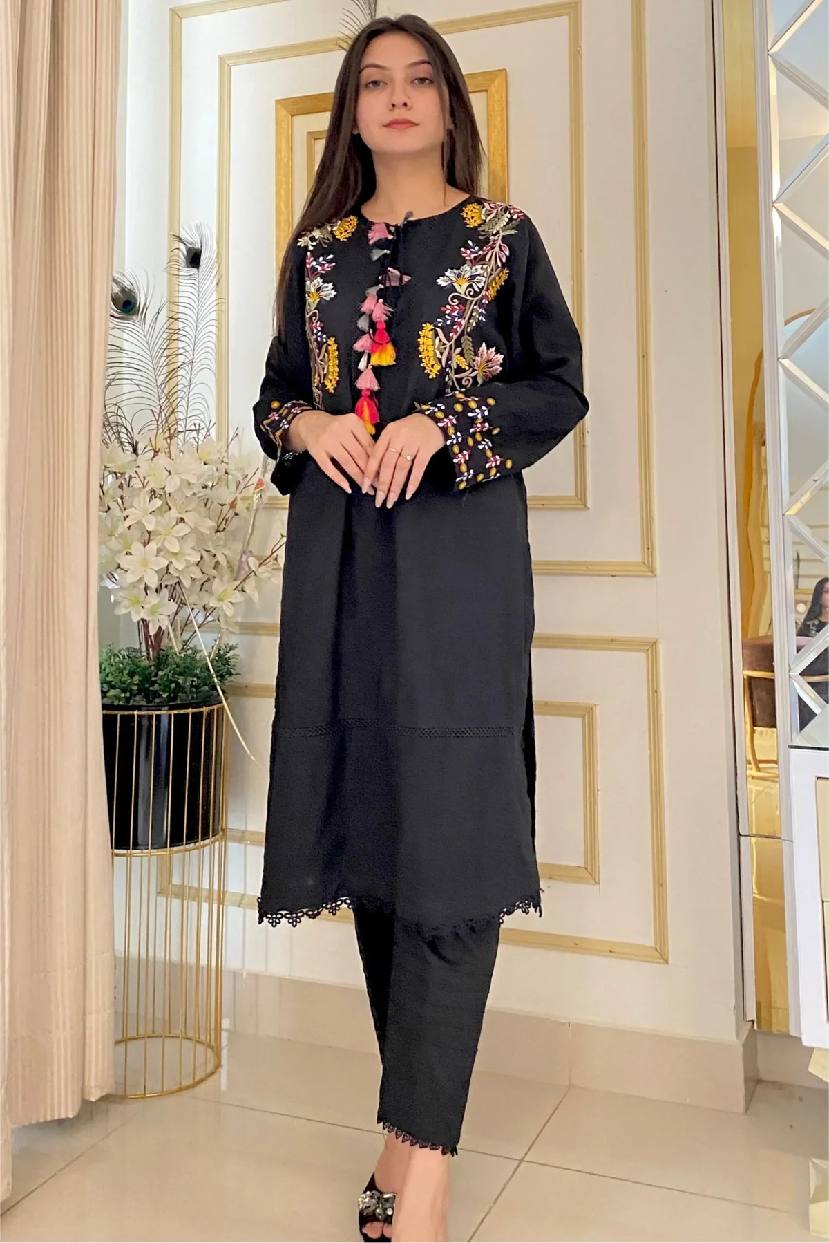 Urban Cut 1 Piece Embroidered Kurta Premium & Comfortable