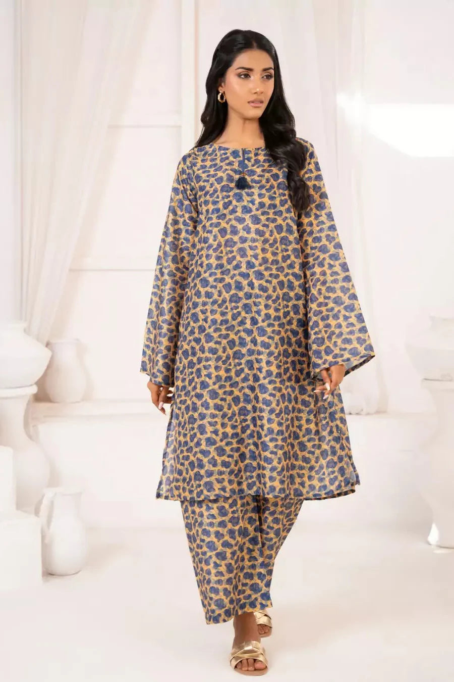 Ayla Studio Stitched PRINTED ESSENTIAL CORD - Leopard Garden