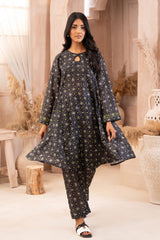 Ayla Studio Stitched PRINTED ESSENTIAL CO-ORD - Blooming Fluorescents