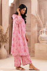 Ayla Studio Stitched PRINTED ESSENTIAL CO-ORD - Pink Pearls